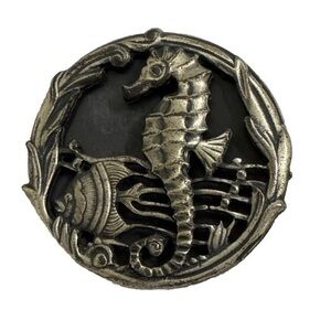 Nautical Elegance Silver Brooch